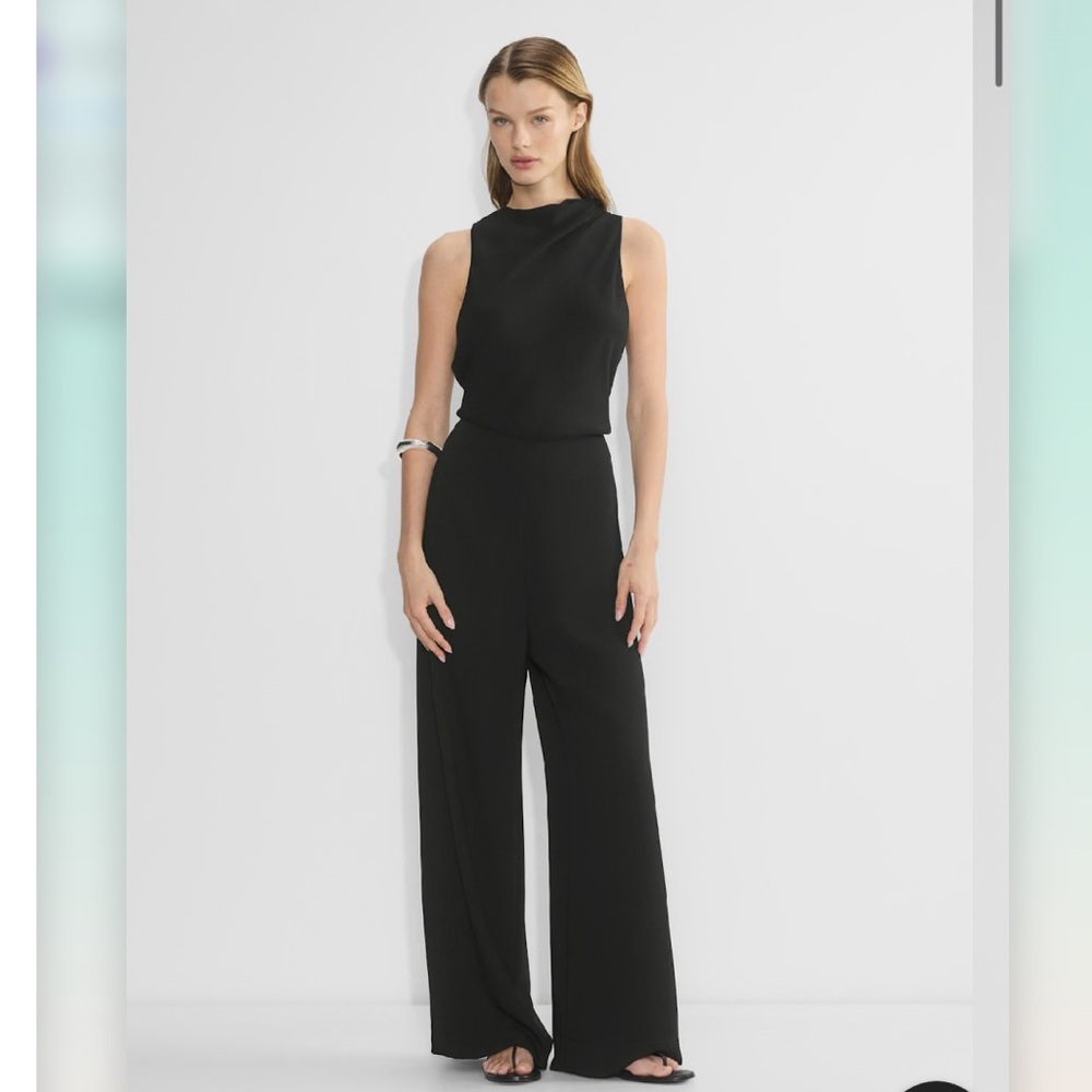 Babaton Elegant Black Sleeveless Jumpsuit